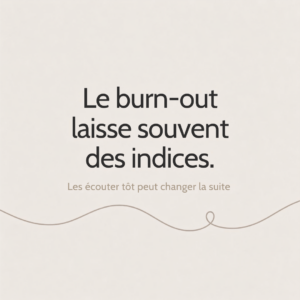 Signaux faibles du burn-out – prévention FRh Conseil