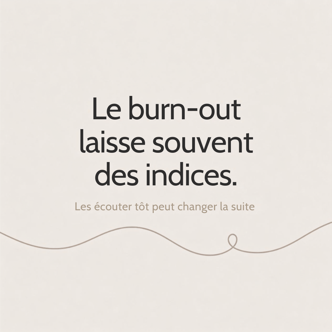 Les indices du Burn-Out FRh Conseil Lille 
